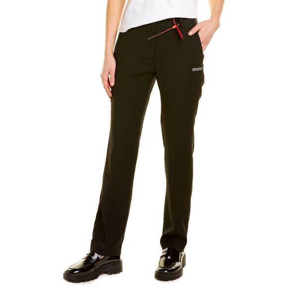 Off-White™ Womens High-Waist Tailored Wool-Blend Pant - Picture 1 of 4